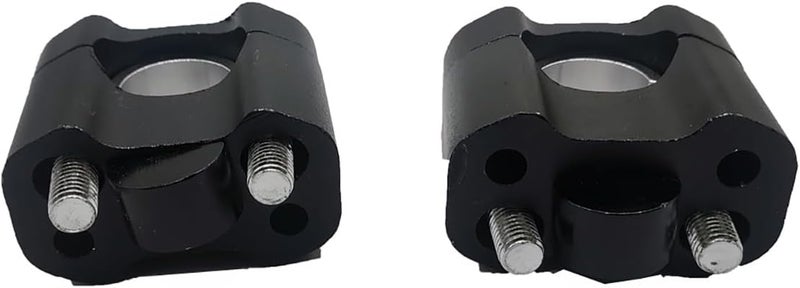 XDF 7/8" to 1 1/8" HandleBar Risers Mount Clamps Risers Adaptor for Dirt Pit Bike ATV Motorcycle (BLACK) - Image 3